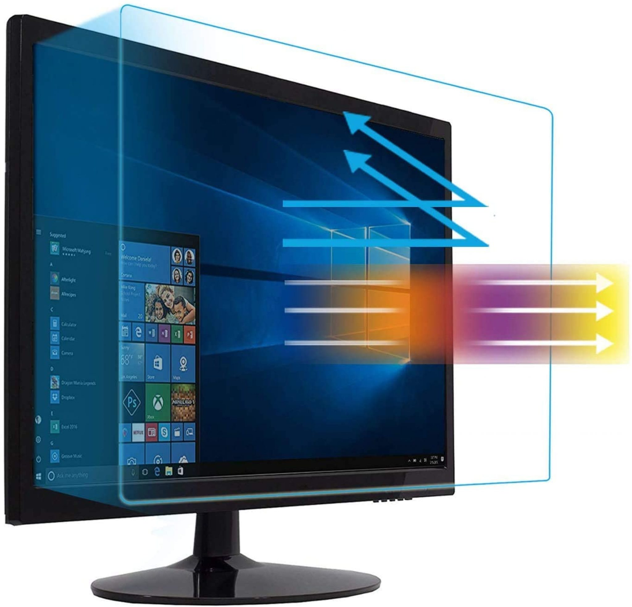 computer monitor anti glare screen protector
