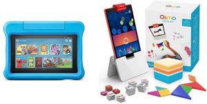  Fire 7 Kids Edition Tablet + Osmo Genius Kit Bundle (Blue)